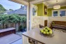 Another favorite feature is the folding door which allows our tiny yard to feel a bit larger