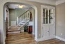 In this second story addition, I realized that if we didn't stack the new stair above the basement staircase that it would allow for not only a better second floor layout but a generous foyer