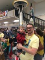 Here's Kellen and I at Brickcon this past October