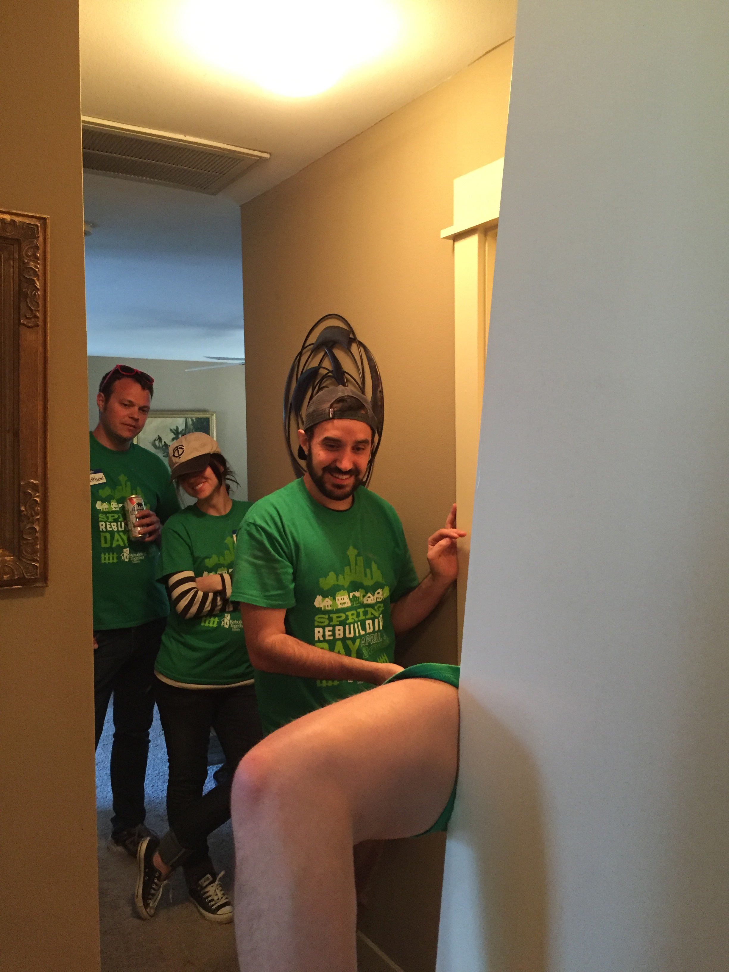 Rebuilding Together Seattle: Board & Vellum Volunteers – How Many Architects Does it Take to Flip a Door