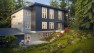 Hillside Retreat: A Large Addition to a Small House – Exterior Rendering