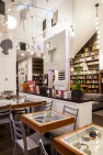 Shadow box café tables in coffeeshop. – Ada’s Technical Books & Café – Retail Design – Board & Vellum