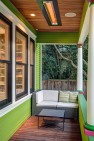 Seattle Box Remodel – Board & Vellum – Heated sitting area on the porch.