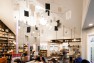 Café with mobile above. – Ada’s Technical Books & Café – Retail Design – Board & Vellum