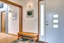 Ballard Locks Residence: Green Home Remodel – Bench at the front door.