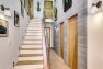 Ballard Locks Residence: Green Home Remodel – Stair open to hallway.