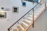 Ballard Locks Residence: Green Home Remodel – Step lights for each stair.