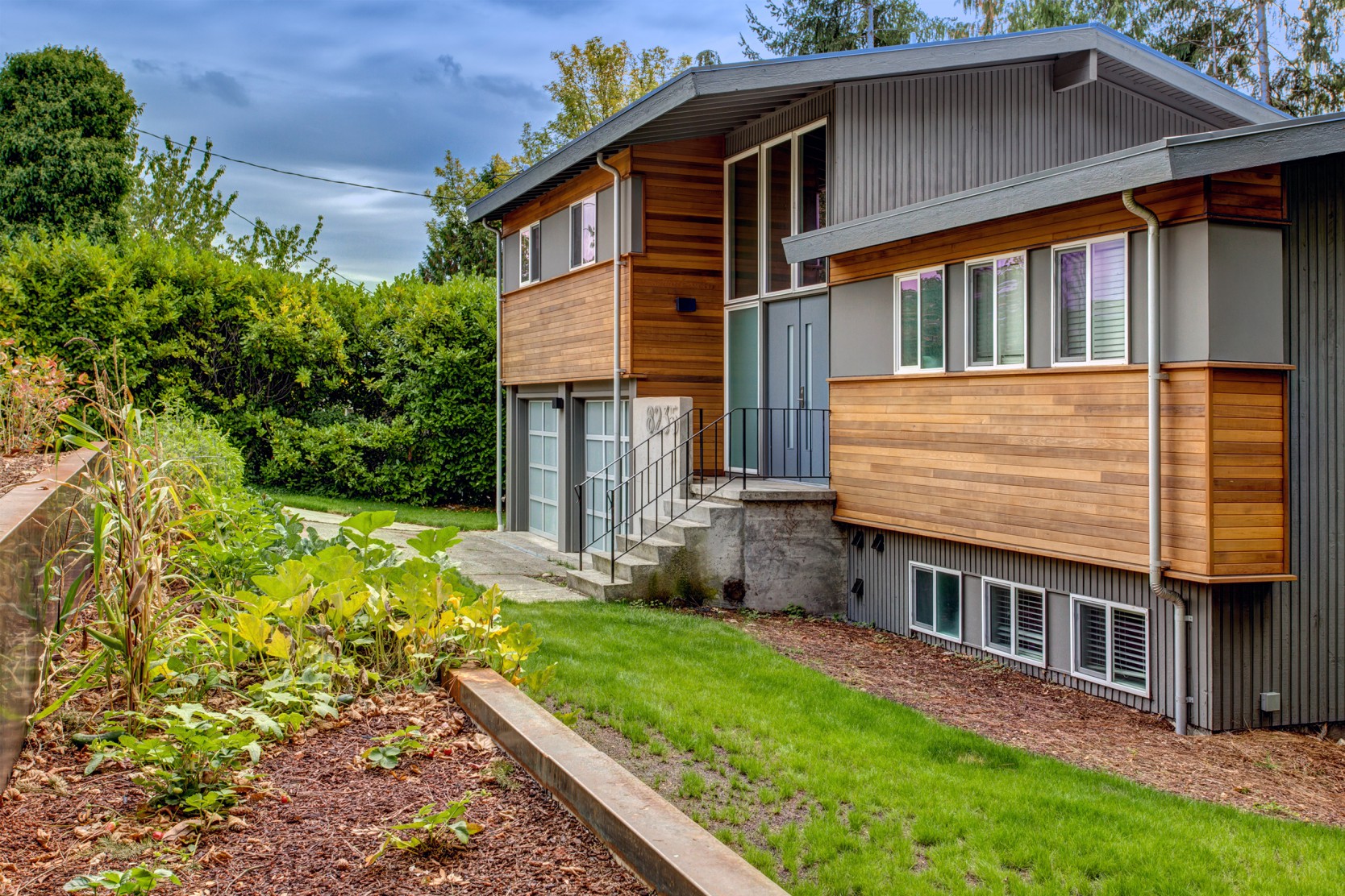 Modern Split Split Level Exterior Makeover Board Vellum modern-split-split-level-exterior-makeover-board-vellum