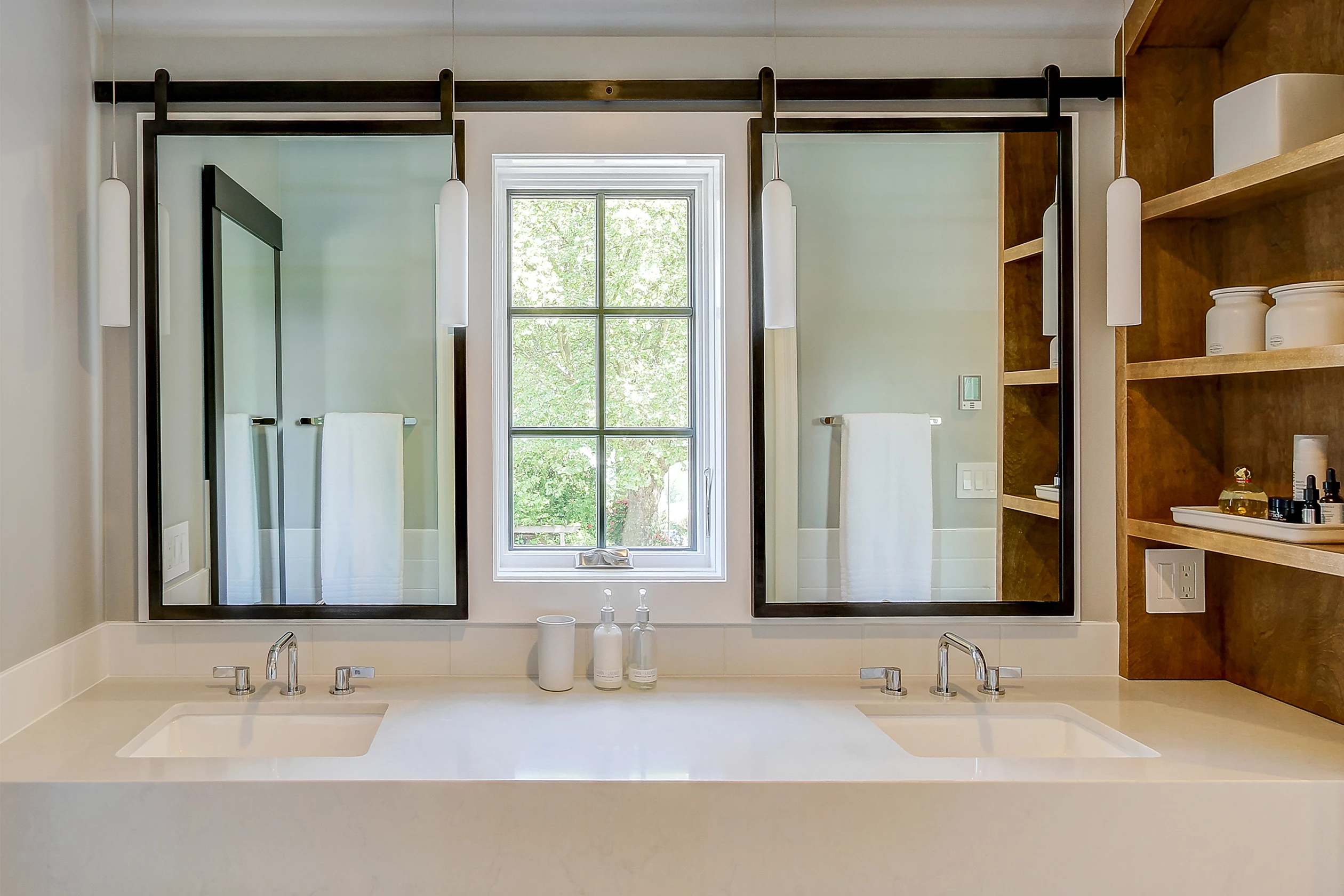 Bathroom Vanity With Window