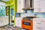 Orange Is The New Knob: Eclectic Kitchen Design – IKEA Cabinets in a Custom Kitchen