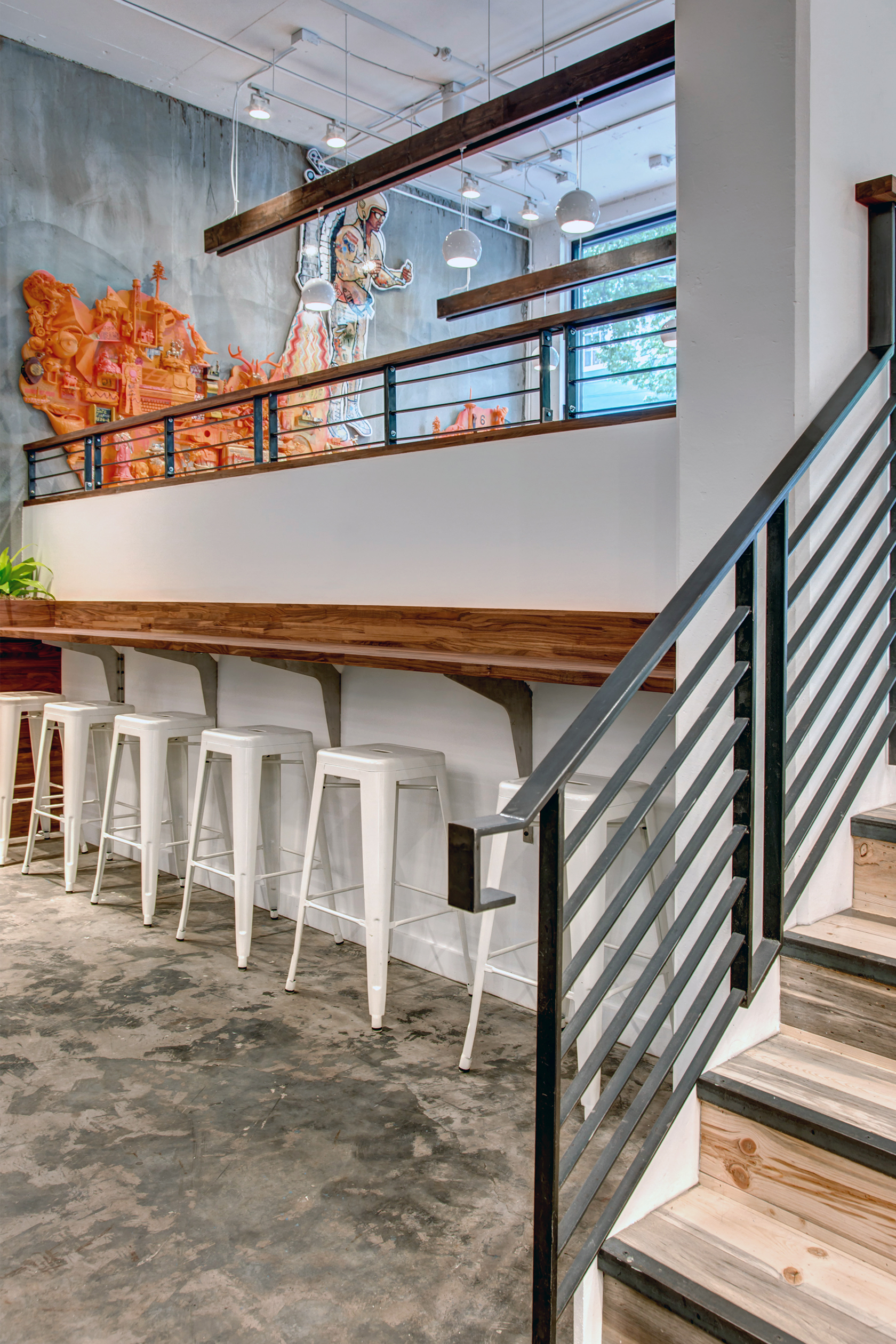 Oasis Tea Zone Capitol Hill Retail Café Design Board & Vellum