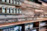 Lowercase Brewing Taproom – Custom shelving for lowboys behind the bar.