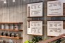 Oasis Tea Zone Capitol Hill – Hanging menus. – Retail Café Design