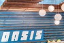 Oasis Tea Zone Capitol Hill – Wood slat signage and canopy. – Retail Café Design