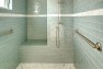 Tile on all of the walls, floor, and ceiling in a shower. – Gut and Remodel of a 1960s-era Home – Sound Landing – Board & Vellum