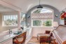 Arched ceiling over office space. – Gut and Remodel of a 1960s-era Home – Sound Landing – Board & Vellum