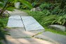 Paver details along a meandering garden path. – Urban Yard at The Seattle Box – Board & Vellum