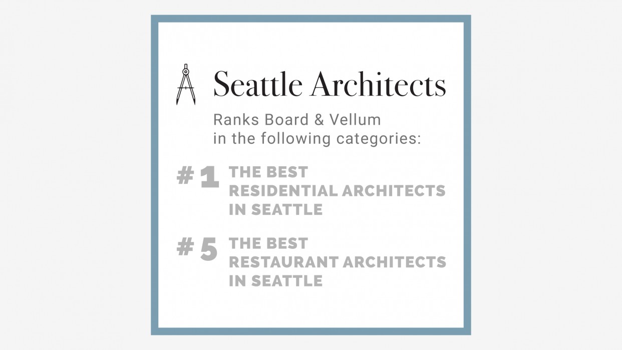 1 Best Residential Architect & 5 Best Restaurant Architect in Seattle