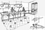 The Cottage – Café, Bar, Coffee Shop, Restaurant – Board & Vellum – Design Process Sketches