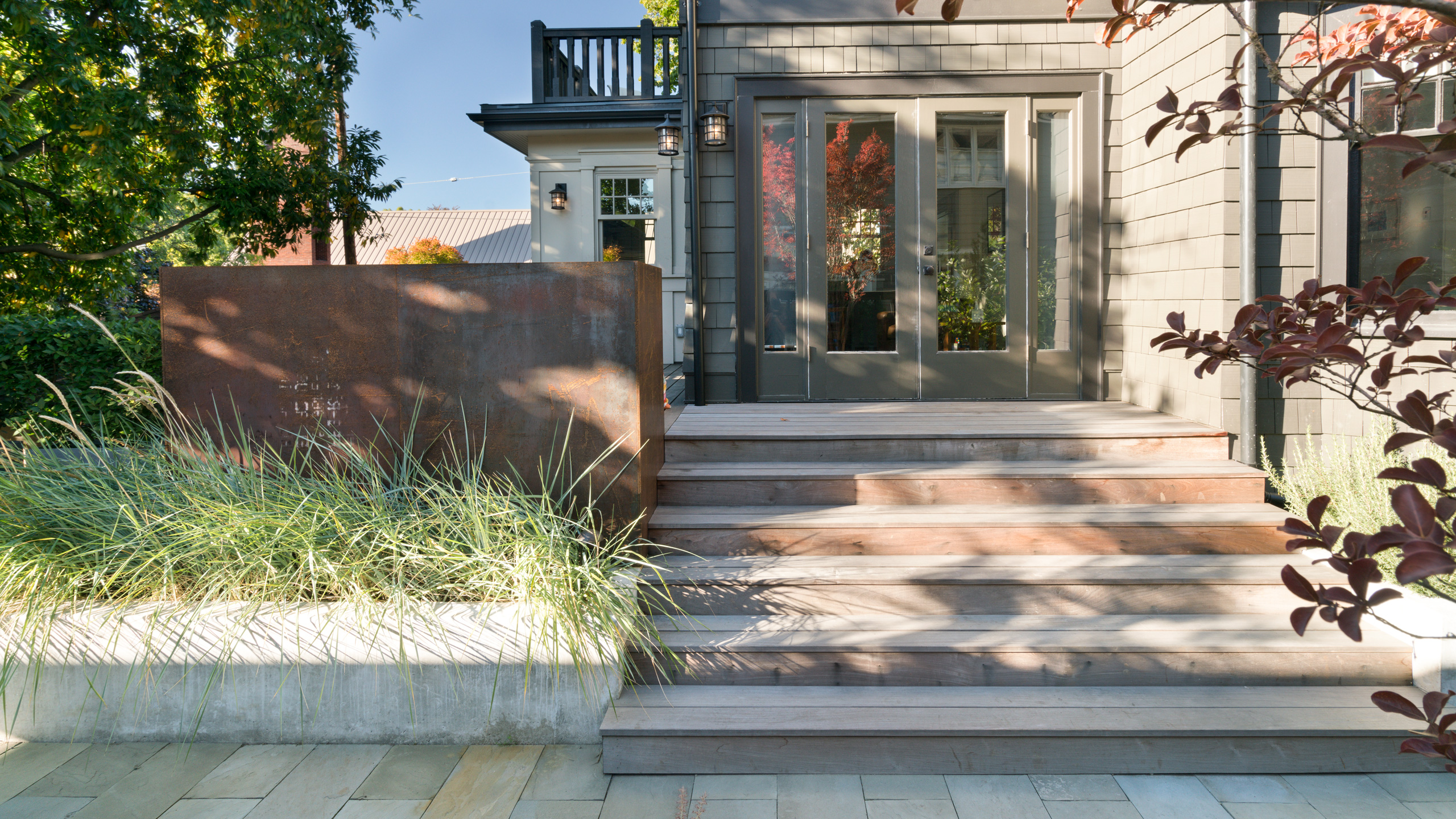 Tudor Style Deck Railings