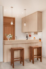 The details matter in a small space, like this Petite Condo Kitchen, by Board & Vellum.