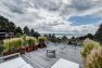From the roof deck, the view includes ferries coming into the docks. Cloverdale House – Second Story Addition by Board & Vellum