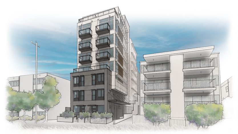 View of 318 Lofts Passive House Apartments – Board & Vellum