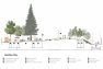 Site section for proposed schematic design for Morgan Junction Park in Seattle.