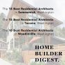 On Home Builder Digest’s lists of recommended architects for single-family residential projects in Sammamish, Tacoma, and Woodinville..