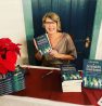 Lucia Athens at a book signing event for her new book, The Sustainability Revolutionists.