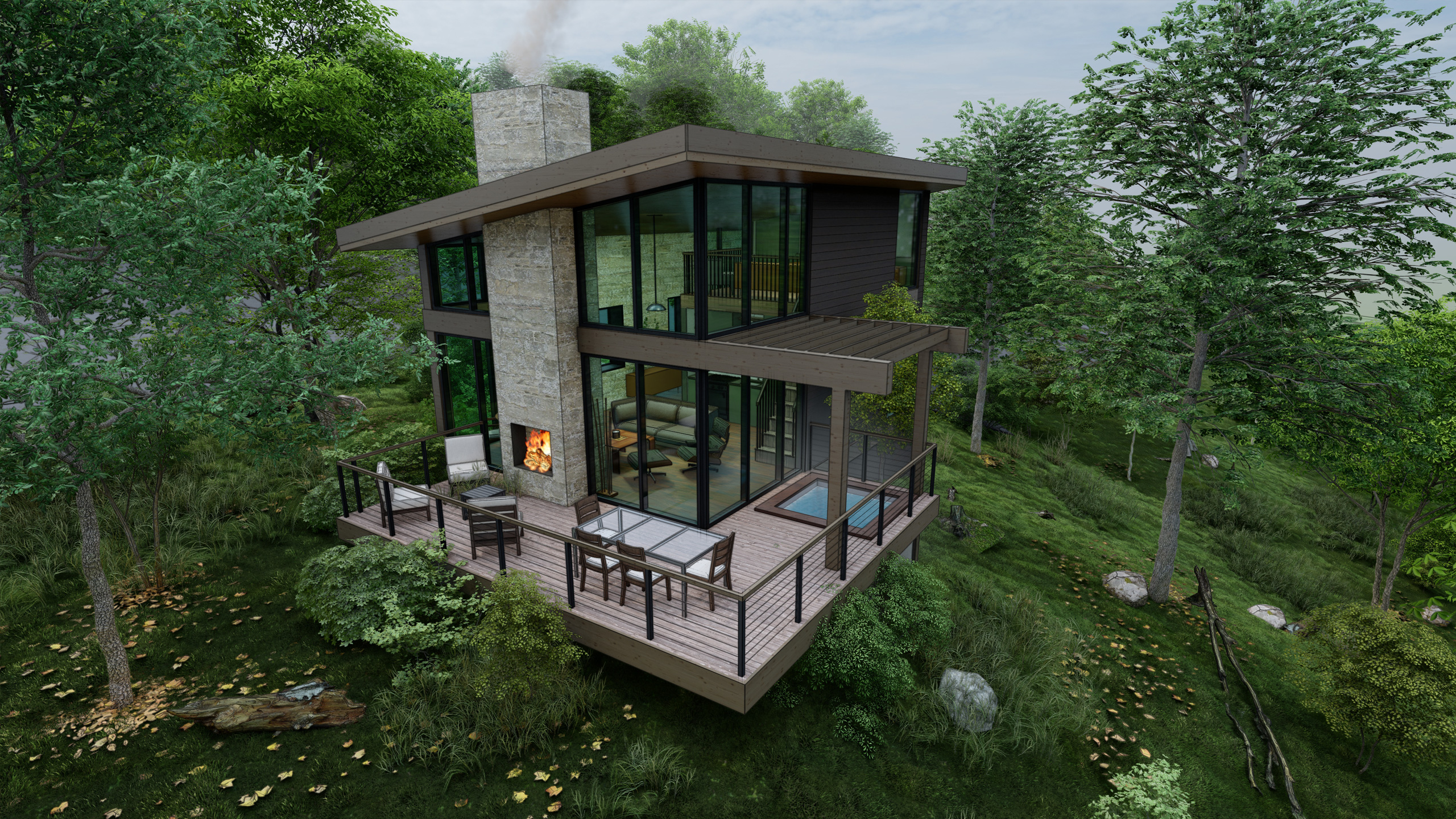 Luxury Forest Retreat – Board & Vellum