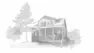 A back and white rendering of the exterior of a single-family home.